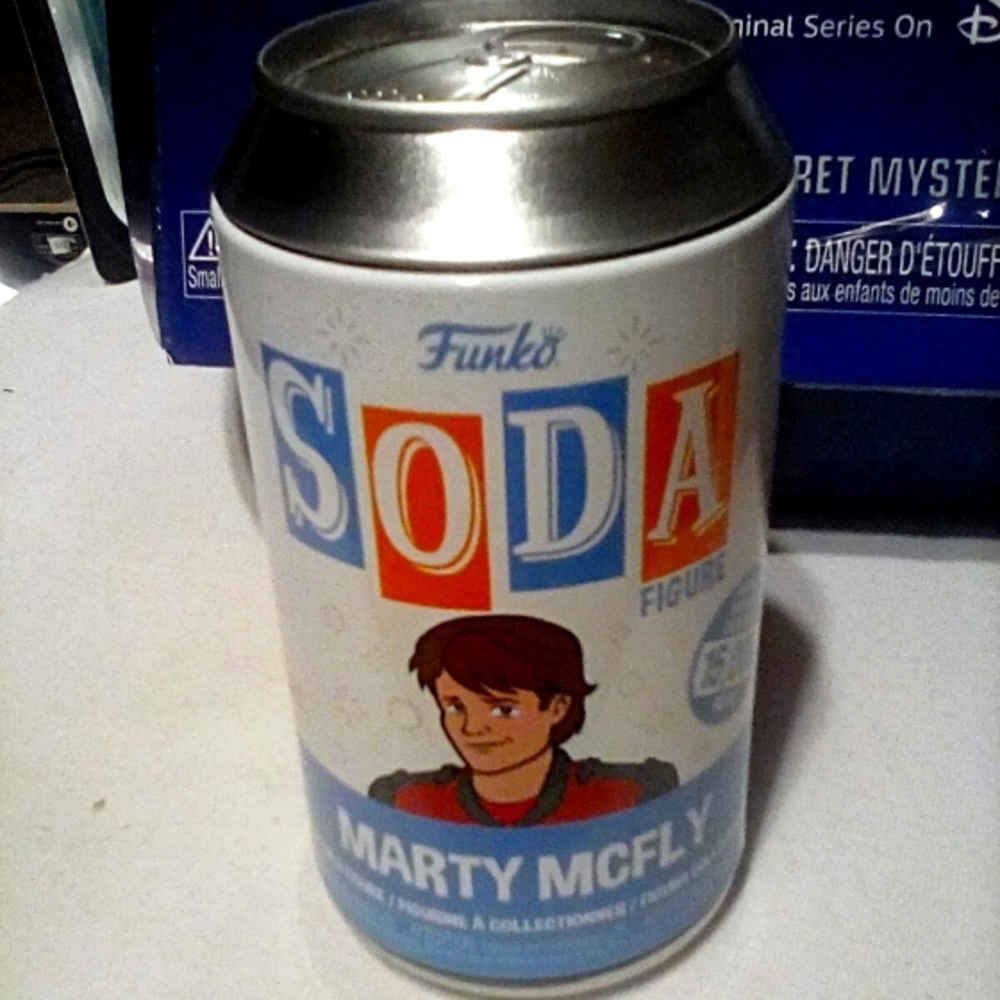 Marty Mcfly  funko soda figure back to the future movie